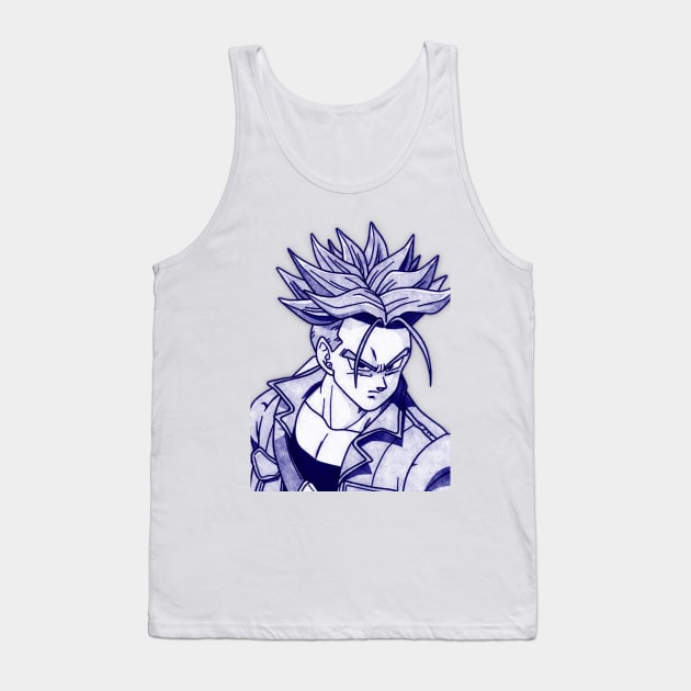 Trunks Dragon Ball Tank Top by masnono